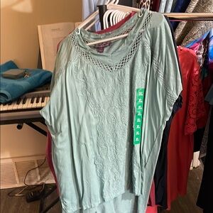 Women's Teal Top